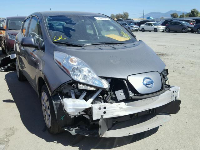 1N4BZ0CP6GC313124 - 2016 NISSAN LEAF SV GRAY photo 1