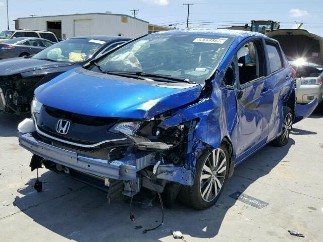 JHMGK5H78GX044495 - 2016 HONDA FIT EX BLUE photo 2