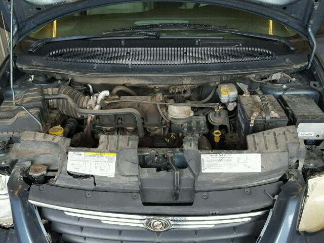 2A4GP54L97R279549 - 2007 CHRYSLER TOWN & COU BLUE photo 7