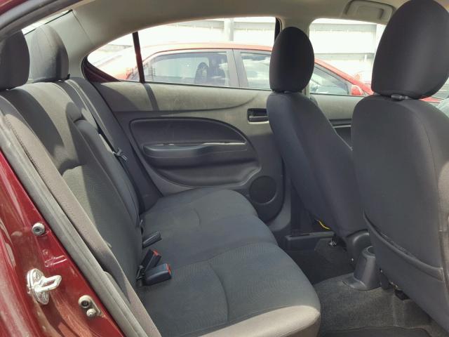 ML32F3FJ6HHF11093 - 2017 MITSUBISHI MIRAGE G4 ბურგუნდია ფოტო 6