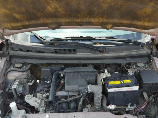 ML32F3FJ6HHF11093 - 2017 MITSUBISHI MIRAGE G4 ბურგუნდია ფოტო 7