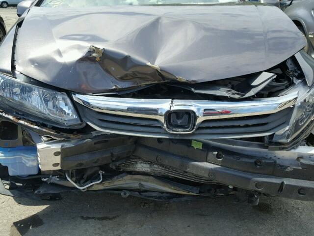2HGFB2F98CH544270 - 2012 HONDA CIVIC EXL TAN photo 7