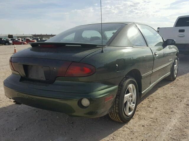 1G2JB1249Y7255693 - 2000 PONTIAC SUNFIRE SE GREEN photo 4