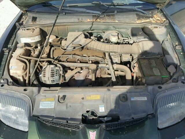 1G2JB1249Y7255693 - 2000 PONTIAC SUNFIRE SE GREEN photo 7