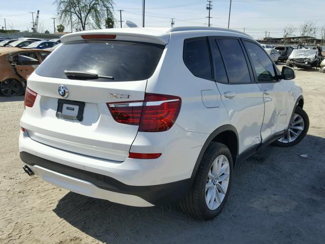 5UXWX9C55H0T02766 - 2017 BMW X3 XDRIVE2 WHITE photo 4