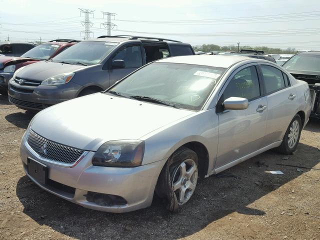 4A32B2FFXBE029762 - 2011 MITSUBISHI GALANT FE SILVER photo 2