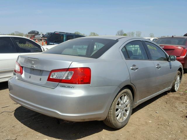 4A32B2FFXBE029762 - 2011 MITSUBISHI GALANT FE SILVER photo 4