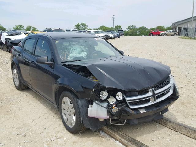 1B3BD4FB5BN598591 - 2011 DODGE AVENGER EX BLACK photo 1