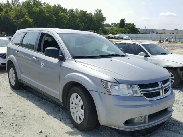 3C4PDCAB1FT573358 - 2015 DODGE JOURNEY SE SILVER photo 1