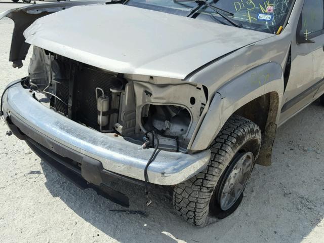 1GCDS43E888210367 - 2008 CHEVROLET COLORADO L TAN photo 9