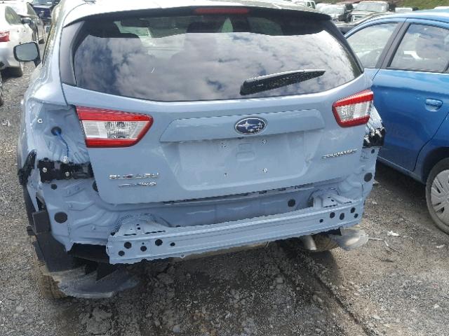 JF2GTABC4JH223570 - 2018 SUBARU CROSSTREK BLUE photo 9