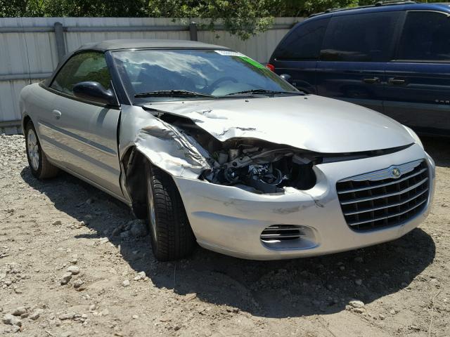 1C3EL75R36N285113 - 2006 CHRYSLER SEBRING GT SILVER photo 1