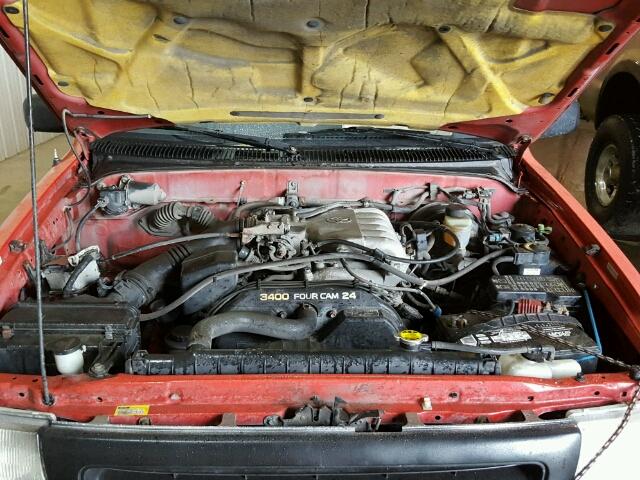 4TAWN72N3XZ572243 - 1999 TOYOTA TACOMA XTR RED photo 7