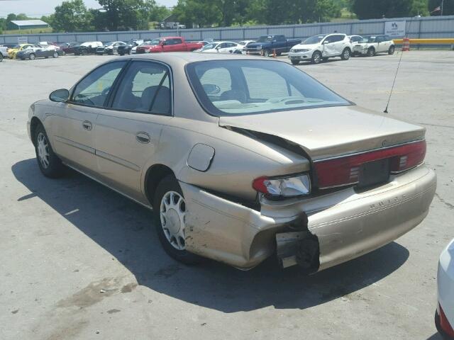 2G4WS52J941208178 - 2004 BUICK CENTURY CU GOLD photo 3