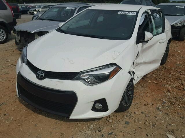 5YFBURHE8GP537278 - 2016 TOYOTA COROLLA L WHITE photo 2