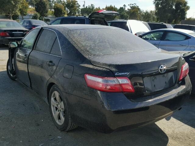 4T1BE46K87U557179 - 2007 TOYOTA CAMRY NEW BLACK photo 3