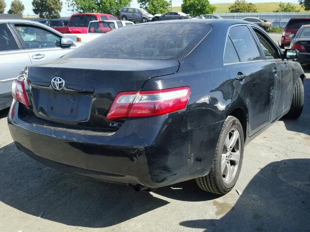 4T1BE46K87U557179 - 2007 TOYOTA CAMRY NEW BLACK photo 4