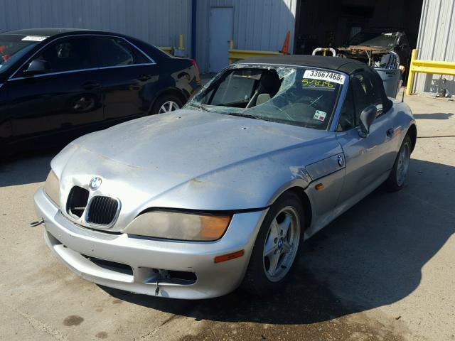 4USCH7325WLD15814 - 1998 BMW Z3 1.9 SILVER photo 2