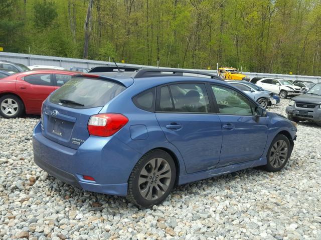 JF1GPAT62FH297434 - 2015 SUBARU IMPREZA SP BLUE photo 4