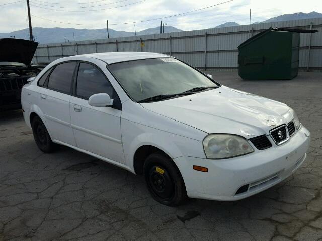 KL5JD52ZX4K031516 - 2004 SUZUKI FORENZA S WHITE photo 1