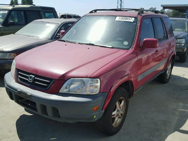 JHLRD1869WC070939 - 1998 HONDA CR-V EX RED photo 2