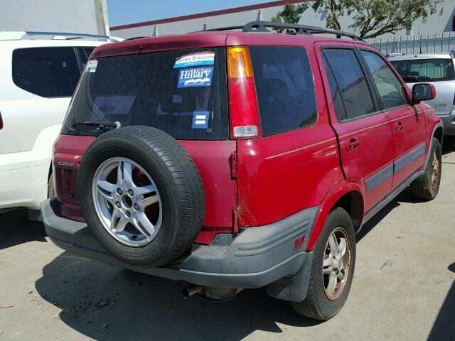 JHLRD1869WC070939 - 1998 HONDA CR-V EX RED photo 4