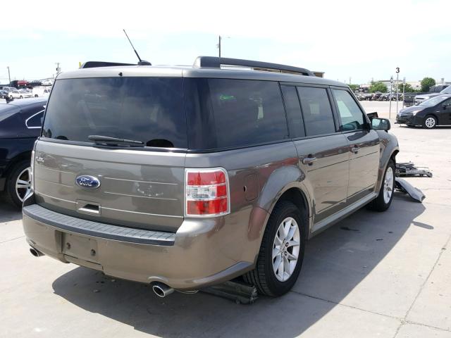 2FMGK5B84DBD27347 - 2013 FORD FLEX SE BROWN photo 4