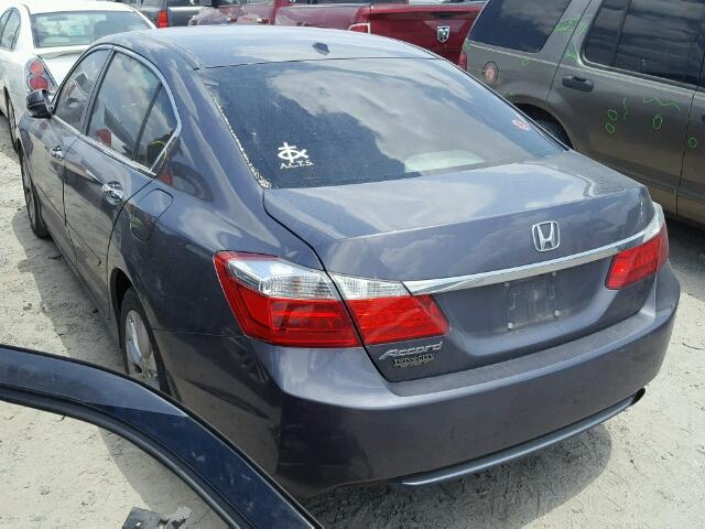 1HGCR2F85EA051573 - 2014 HONDA ACCORD EXL GRAY photo 3