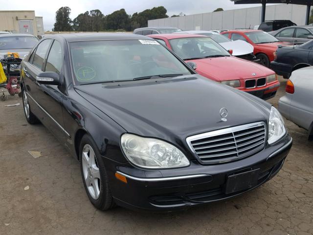 WDBNG75J84A395037 - 2004 MERCEDES-BENZ S 500 BLACK photo 1