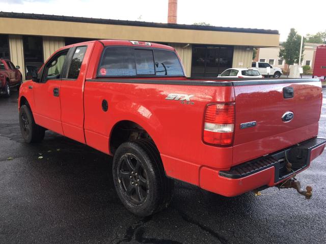 1FTRX14W16FA34736 - 2006 FORD F150 RED photo 3