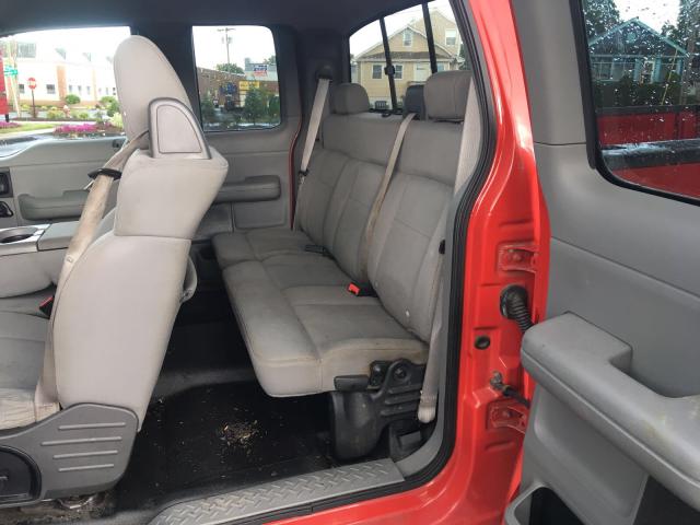 1FTRX14W16FA34736 - 2006 FORD F150 RED photo 6