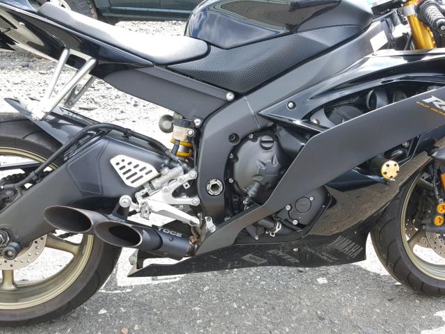 JYARJ16E68A007971 - 2008 YAMAHA YZFR6 BLACK photo 7