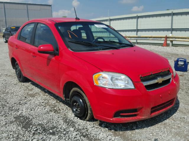 KL1TD5DE2BB149089 - 2011 CHEVROLET AVEO LS RED photo 1