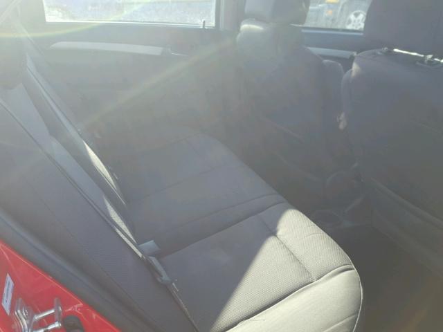 KL1TD5DE2BB149089 - 2011 CHEVROLET AVEO LS RED photo 6