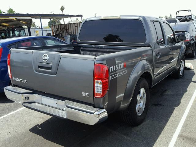 1N6AD07U47C434204 - 2007 NISSAN FRONTIER C CHARCOAL photo 4