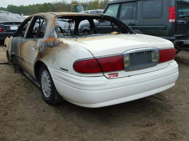 1G4HP54K114180781 - 2001 BUICK LESABRE CU WHITE photo 3