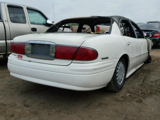 1G4HP54K114180781 - 2001 BUICK LESABRE CU WHITE photo 4