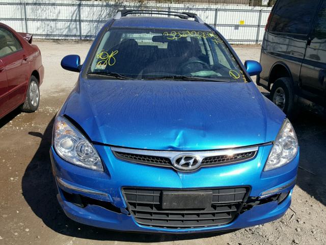 KMHDC8AE2BU093659 - 2011 HYUNDAI ELANTRA TO BLUE photo 9