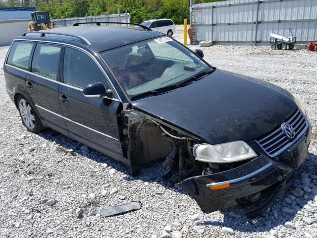 WVWCE63B85E142640 - 2005 VOLKSWAGEN PASSAT GLS BLACK photo 1