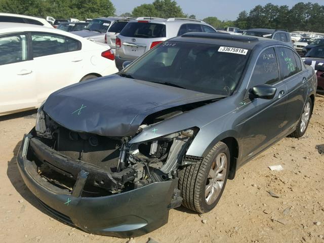 JHMCP26858C010131 - 2008 HONDA ACCORD EXL GREEN photo 2