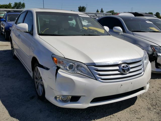 4T1BK3DB1BU437366 - 2011 TOYOTA AVALON BAS WHITE photo 1