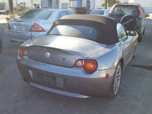 4USBT53433LU00336 - 2003 BMW Z4 3.0 SILVER photo 4