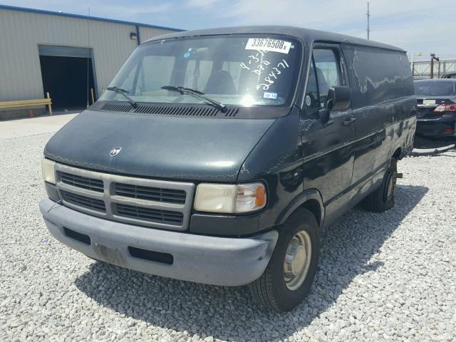 2B7HB21X9TK151216 - 1996 DODGE RAM VAN B2 GREEN photo 2