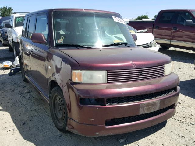 JTLKT324X40157630 - 2004 TOYOTA SCION XB BURGUNDY photo 1