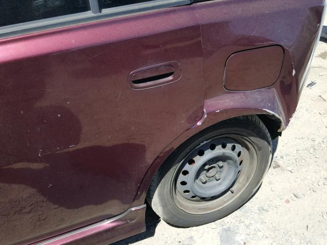 JTLKT324X40157630 - 2004 TOYOTA SCION XB BURGUNDY photo 9