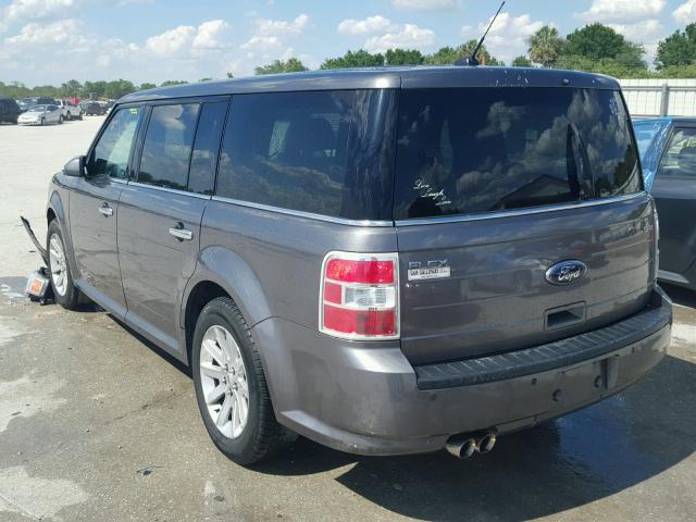 2FMGK5CC2ABB00155 - 2010 FORD FLEX SEL ნაცრისფერი ფოტო 3
