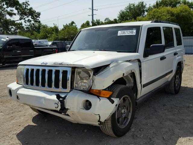 1J8HH48N56C130150 - 2006 JEEP COMMANDER თეთრი ფოტო 2
