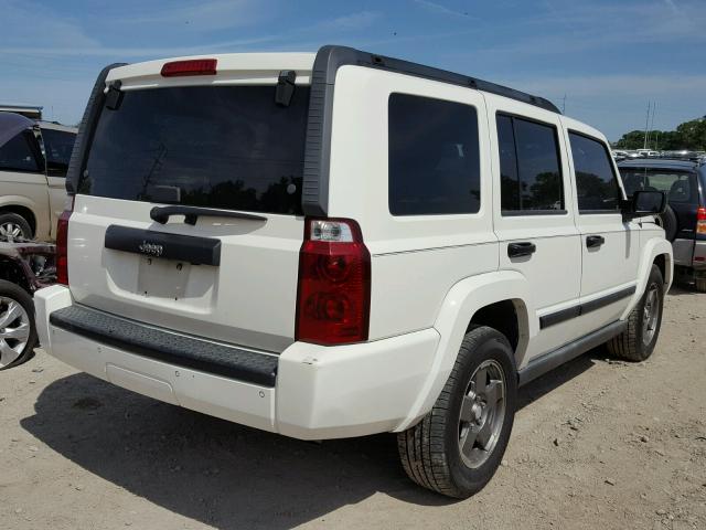 1J8HH48N56C130150 - 2006 JEEP COMMANDER თეთრი ფოტო 4