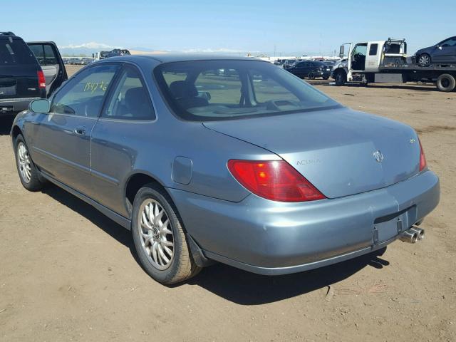 19UYA2256XL004603 - 1999 ACURA 3.0CL BLUE photo 3