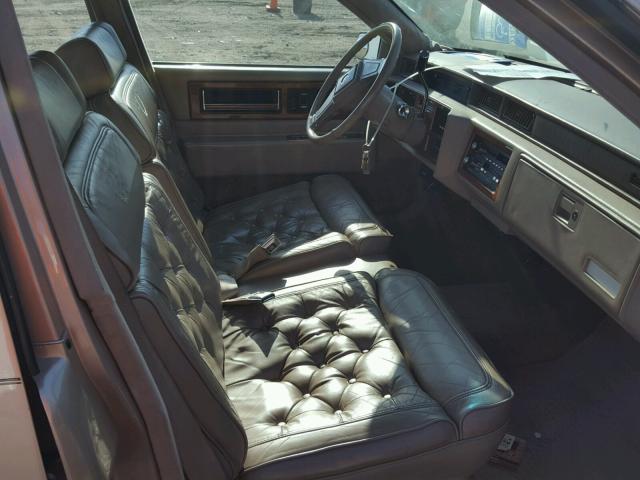 1G6CB5159K4376063 - 1989 CADILLAC FLEETWOOD TAN photo 5